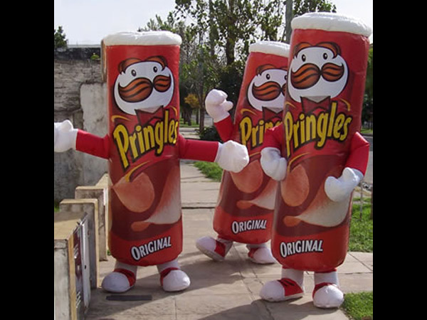Pringles Inflatable costumes