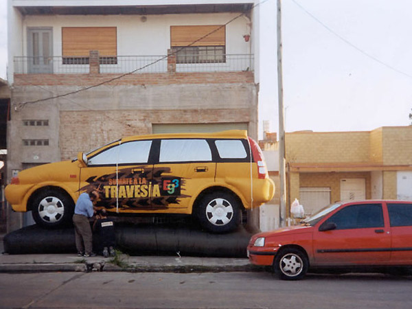 Inflated Car